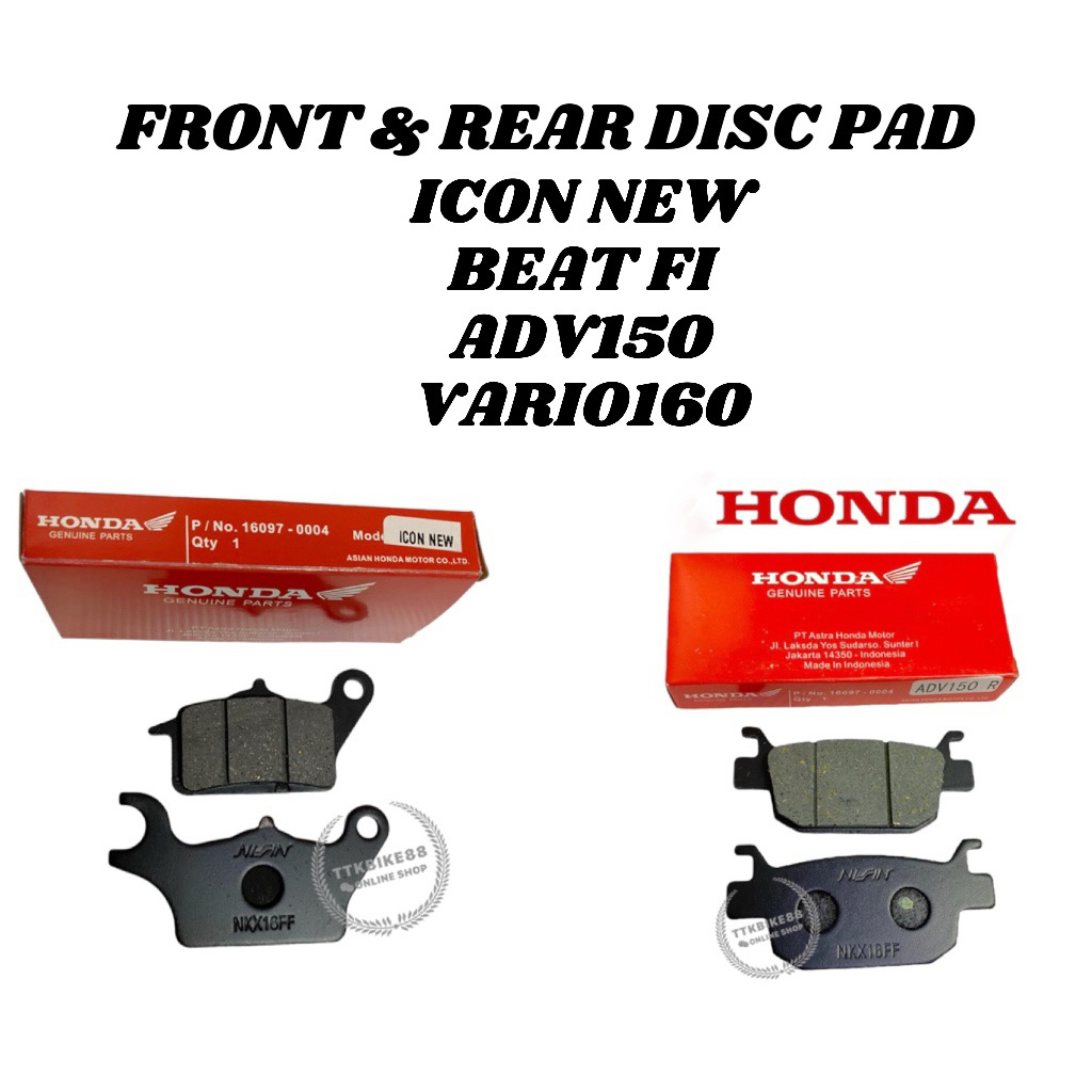 HONDA VARIO160 ABS iCON NEW BEAT-FI SPACY ICON OID CLICK FRONT DISC ...