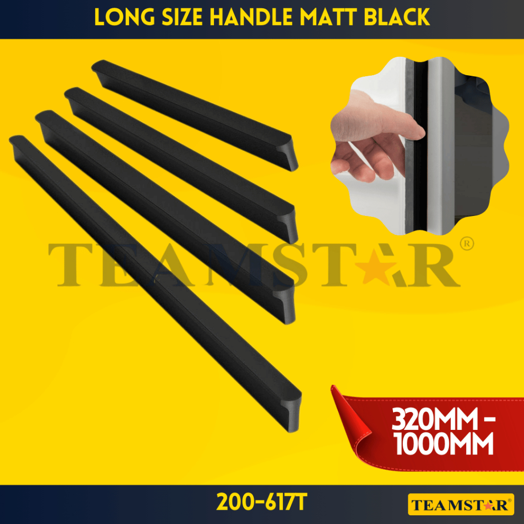 TEAMSTAR Long Size Handle Matt Black 320mm–1000mm (Model 617T) | Shopee ...