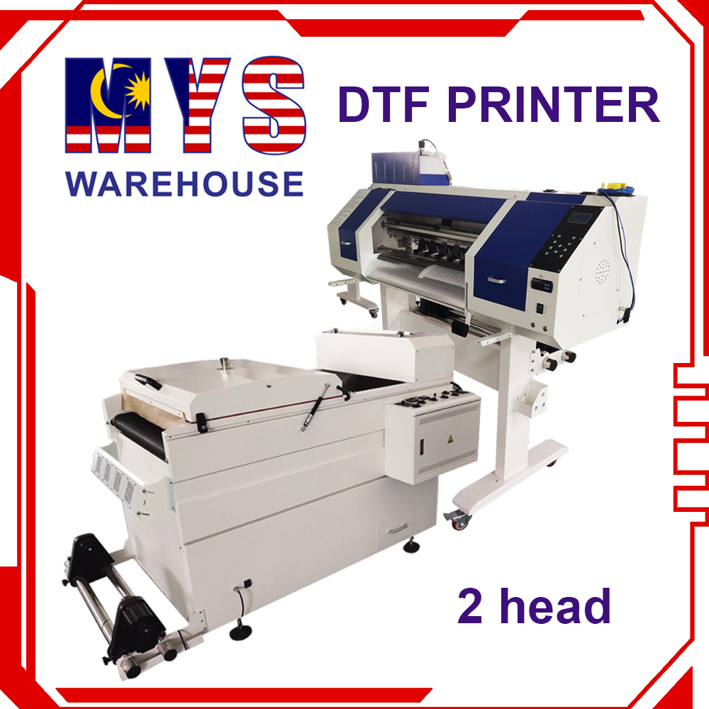 DTF 60cm 2 3200 Head Heat Press Machine Dtf Printer T Shirt Canvas Bags ...