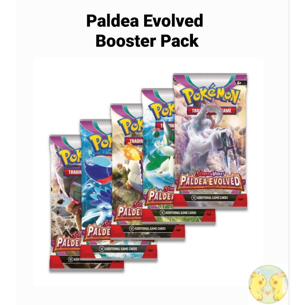 (Live Rip) Pokemon Card TCG: Paldea Evolved booster pack 100% Original ...