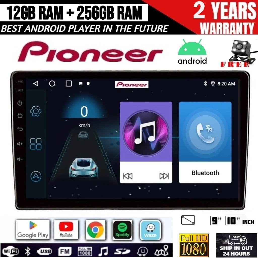 [8GB RAM+256GB ROM] Pioneer Android Player 9