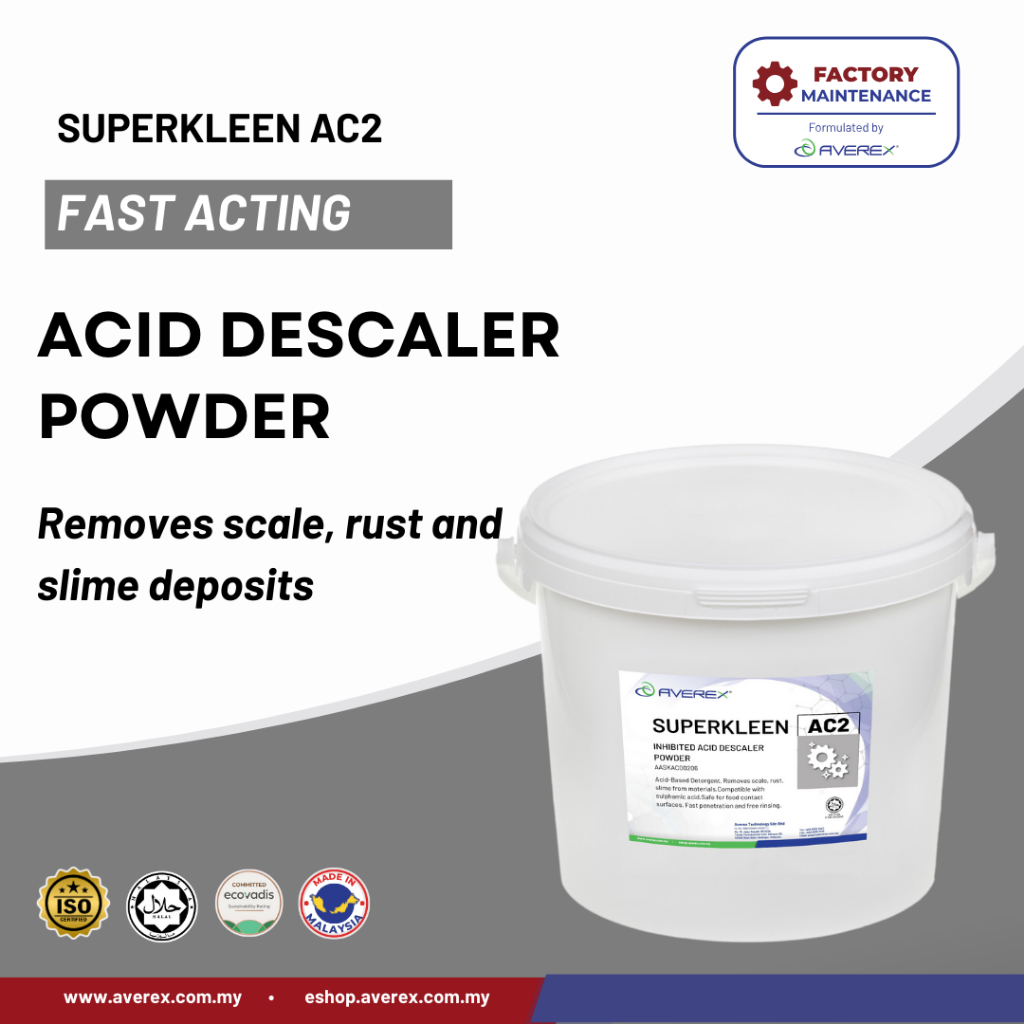 AVEREX Industrial Acid Descaler Powder (Superkleen AC2) 5KG | Shopee ...
