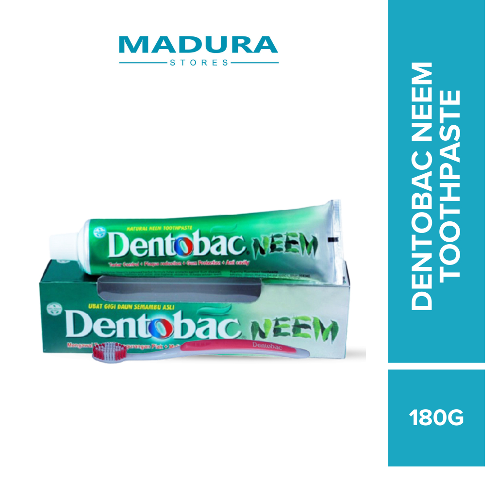 Dentobac Natural Neem Toothpaste 180g | Shopee Malaysia