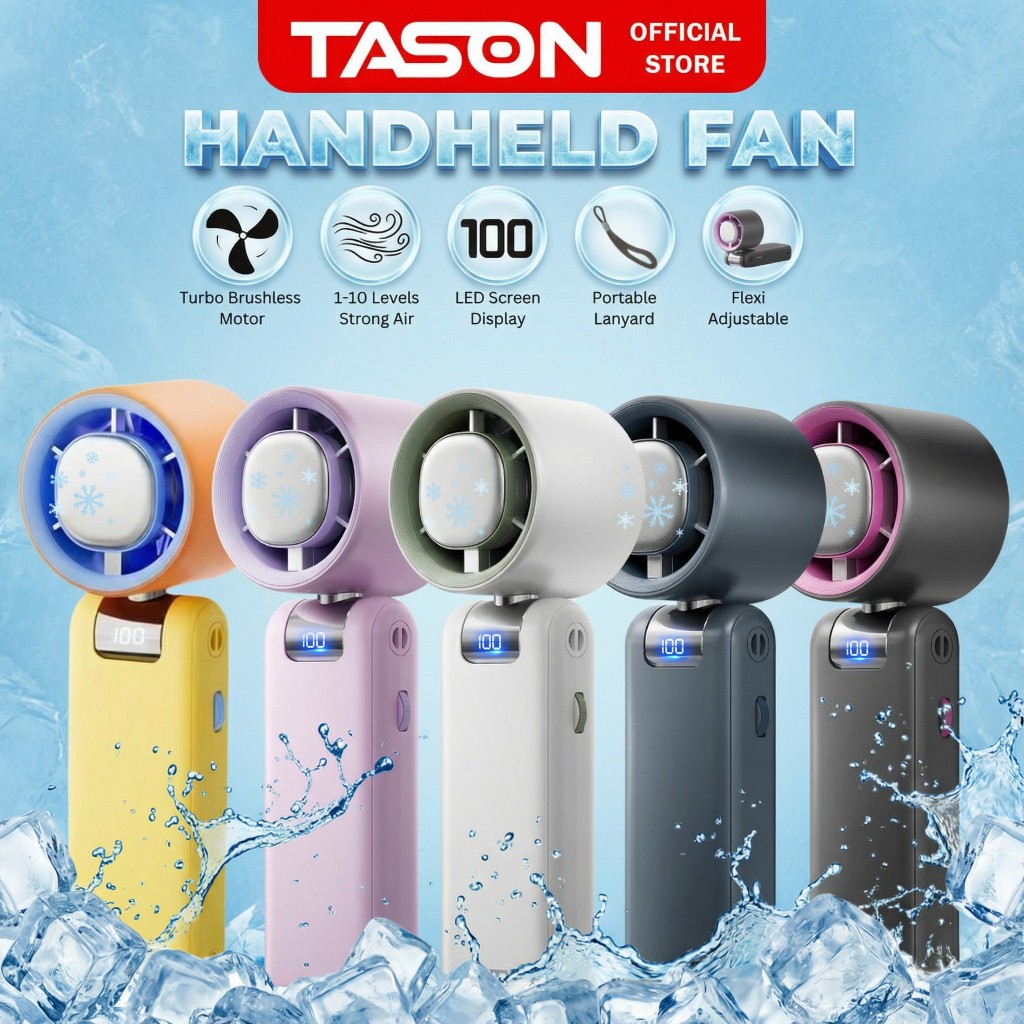 1 Years Warranty Tason mini protable fan 100 wind speed adjustable ...