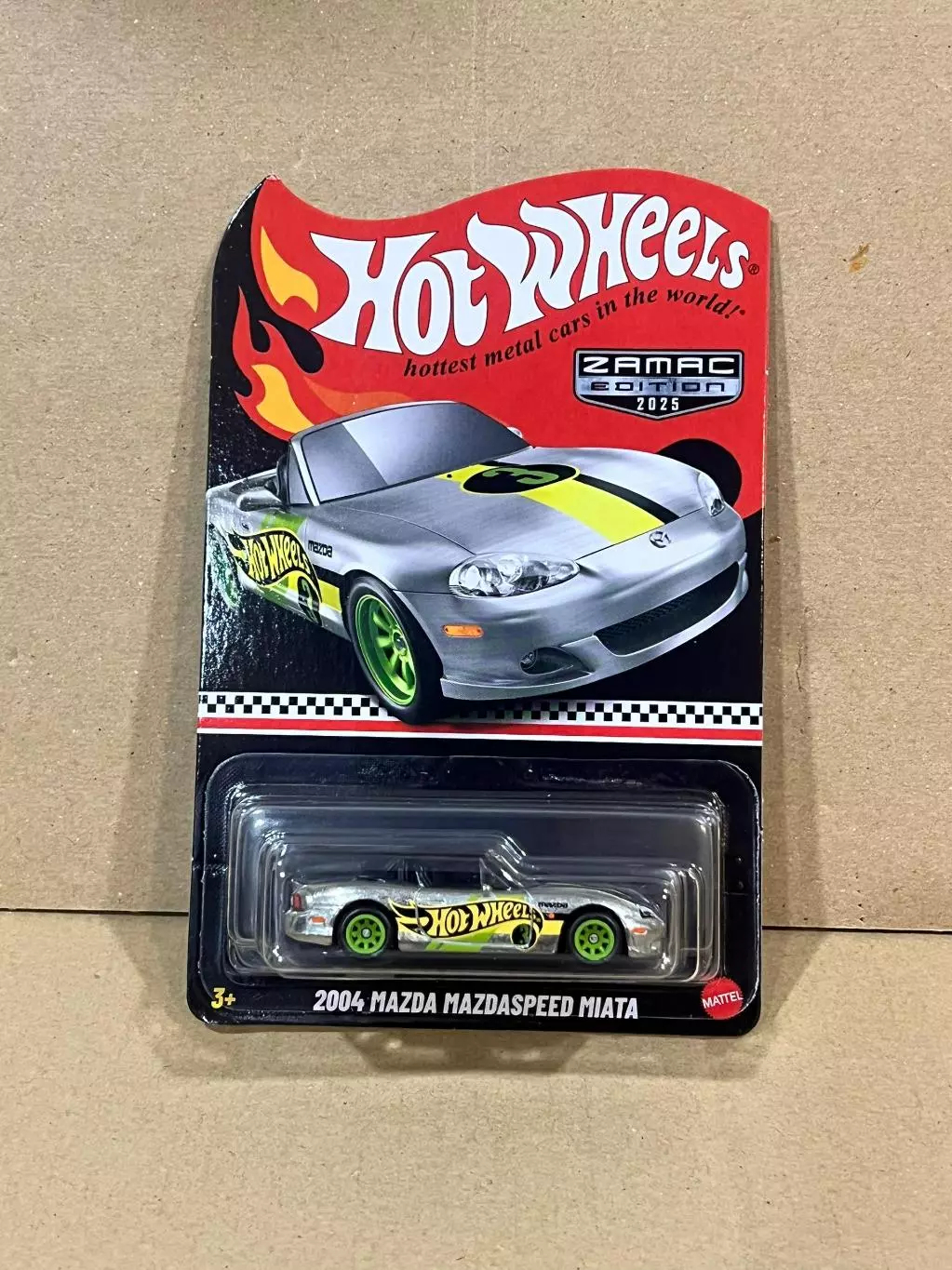 Hot Wheels Zamac 2025 Mazda MX5 Miata 2004 - Modèle 1/64, Diecast, édition Collector
