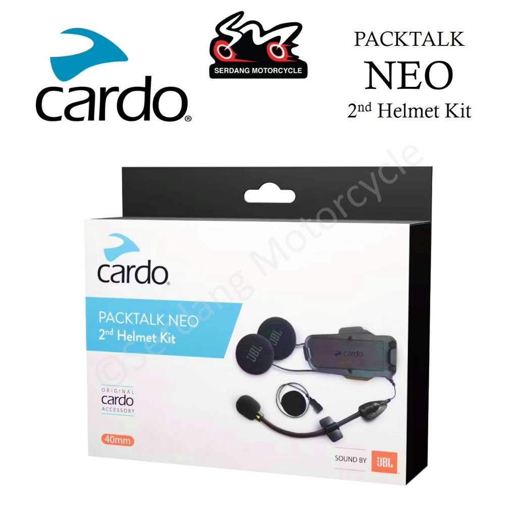 CARDO Packtalk Neo 2nd Helmet Kit Mount Accessory Set Motorcycle