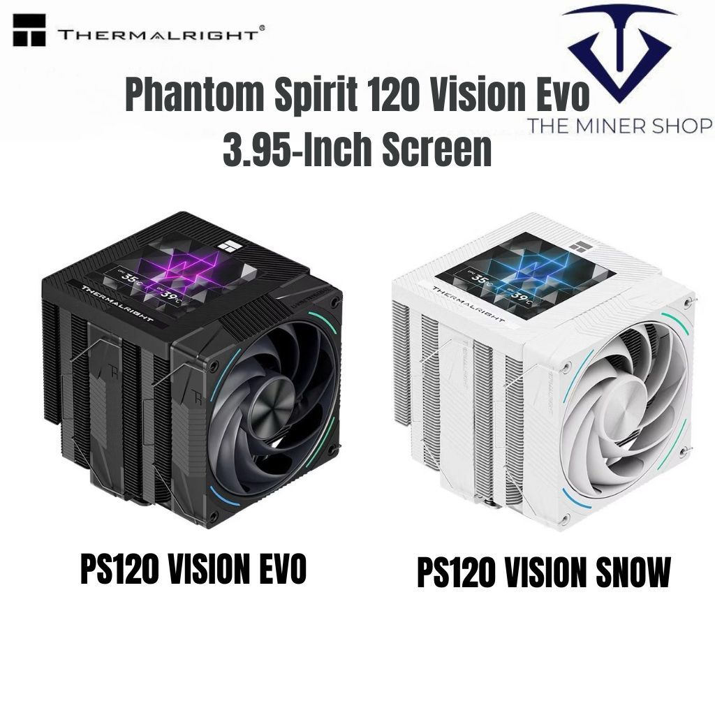 Thermalright PHANTOM SPIRIT 120 VISION EVO 3.95-Inch Screen CPU Air ...