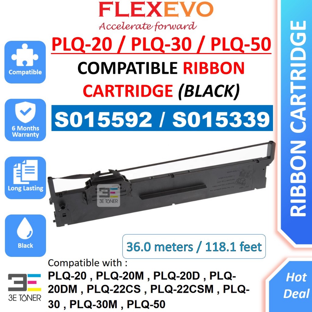 Compatible Epson S015592 S015339 Ribbon Cartridge for PLQ20 PLQ20D ...
