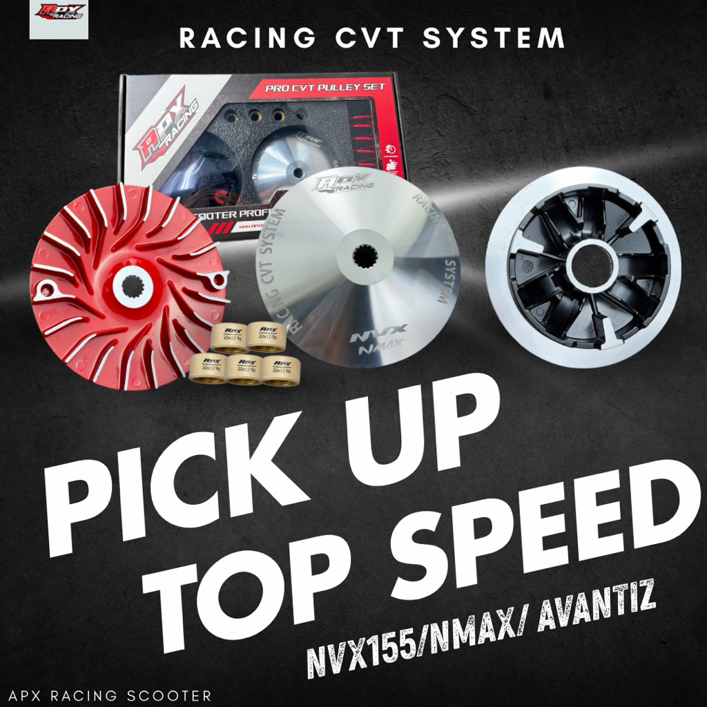 APX RACING PULLEY CVT NVX155 AVANTIZ NMAX SOLARIZ RACING FRONT PULLEY ...