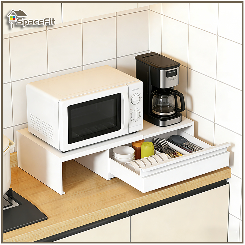 Multifunctional pull-out drawer cabinet Kitchen tabletop coffee machine ...
