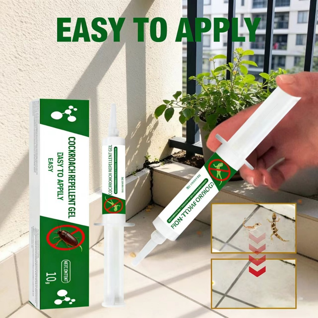 No More Geckos Effective Repellent Gel Quickly apply to walls corners ...