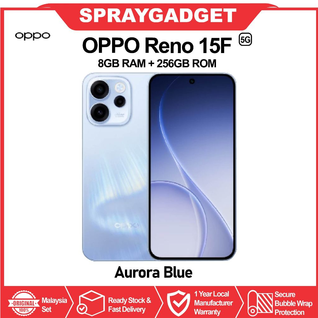 OPPO Reno 15F 5G (8+256GB/ 12+256GB)6.57