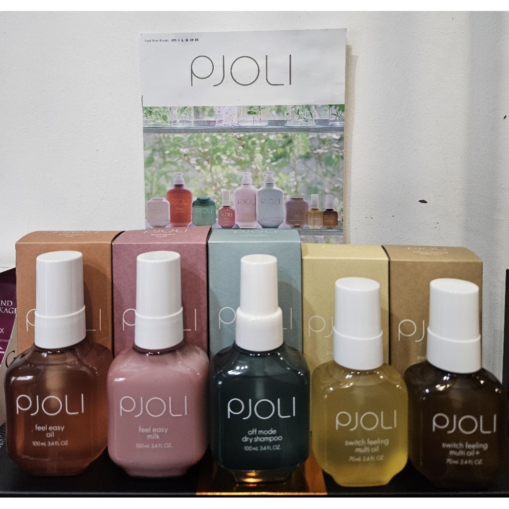 Milbon Pjoli Off Mode Dry Shampoo/feel easy milk/feel easy oil