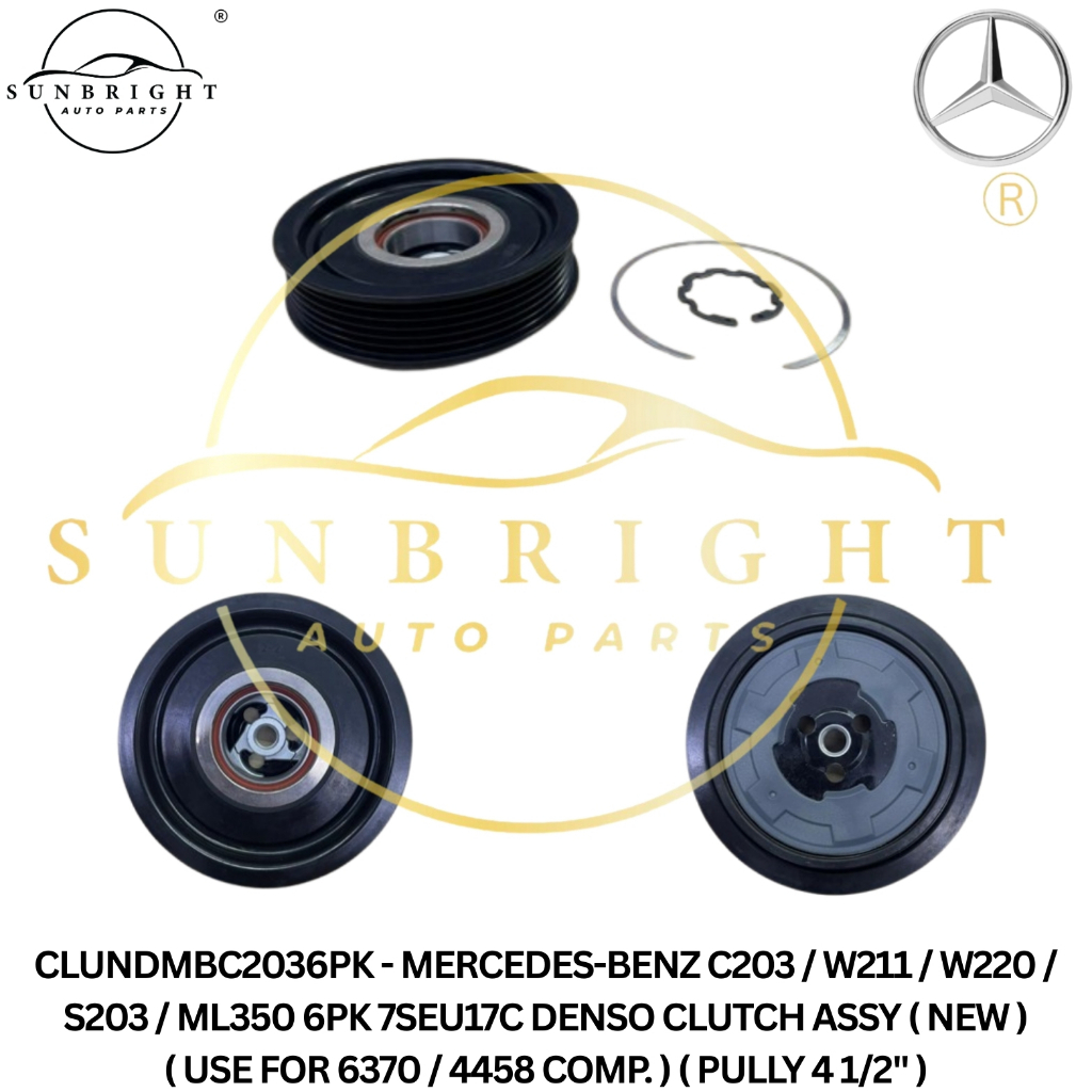 MERCEDES-BENZ C203 / W211 / W220 / S203 / ML350 6PK 7SEU17C DENSO ...