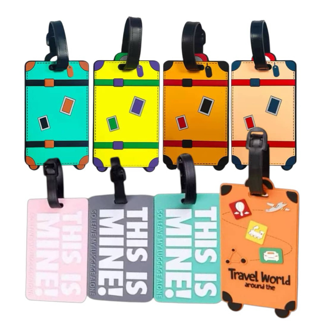 Luggage Tags, Travel Suitcase Tag with Name Address Baggage Handbag ...