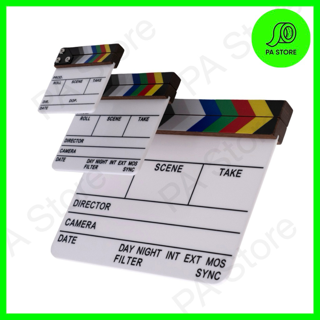 Clapper Board Walnut Wood Professional Film Videography Photography ...