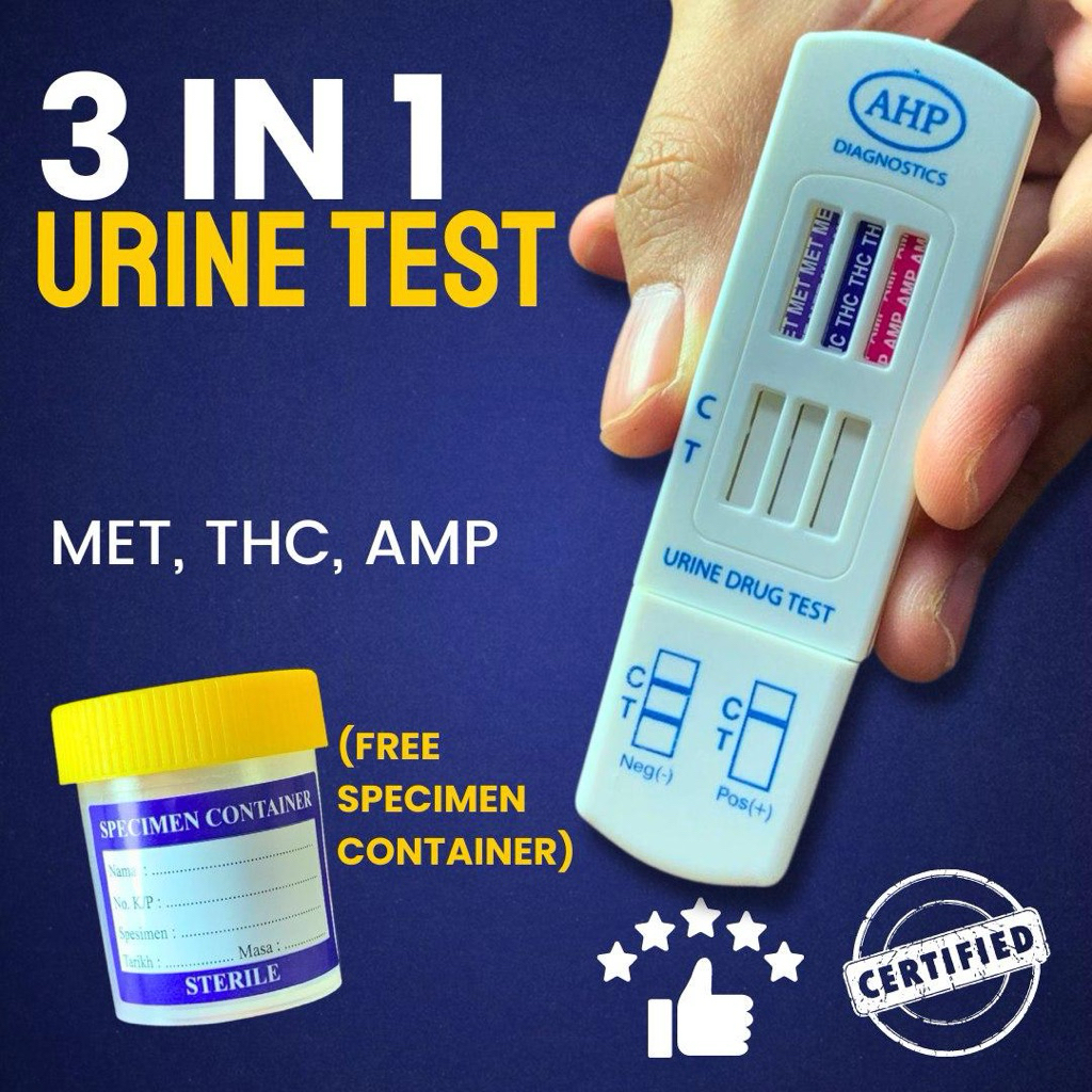 URINE DR*UG TEST STRIP(KELULUSAN KKM) PERCUMA BOTOL URINE | Shopee Malaysia