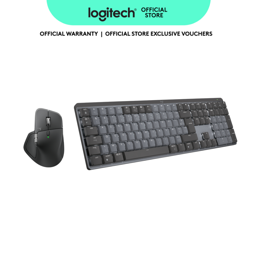 【Combo Set】Logitech MX Master 4 +MX Mechanical/MX Mechanical Mini ...