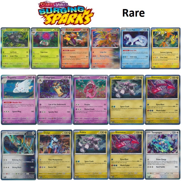 Pokemon TCG Surging Sparks (191) Rare Single Card (English) | Shopee  Malaysia