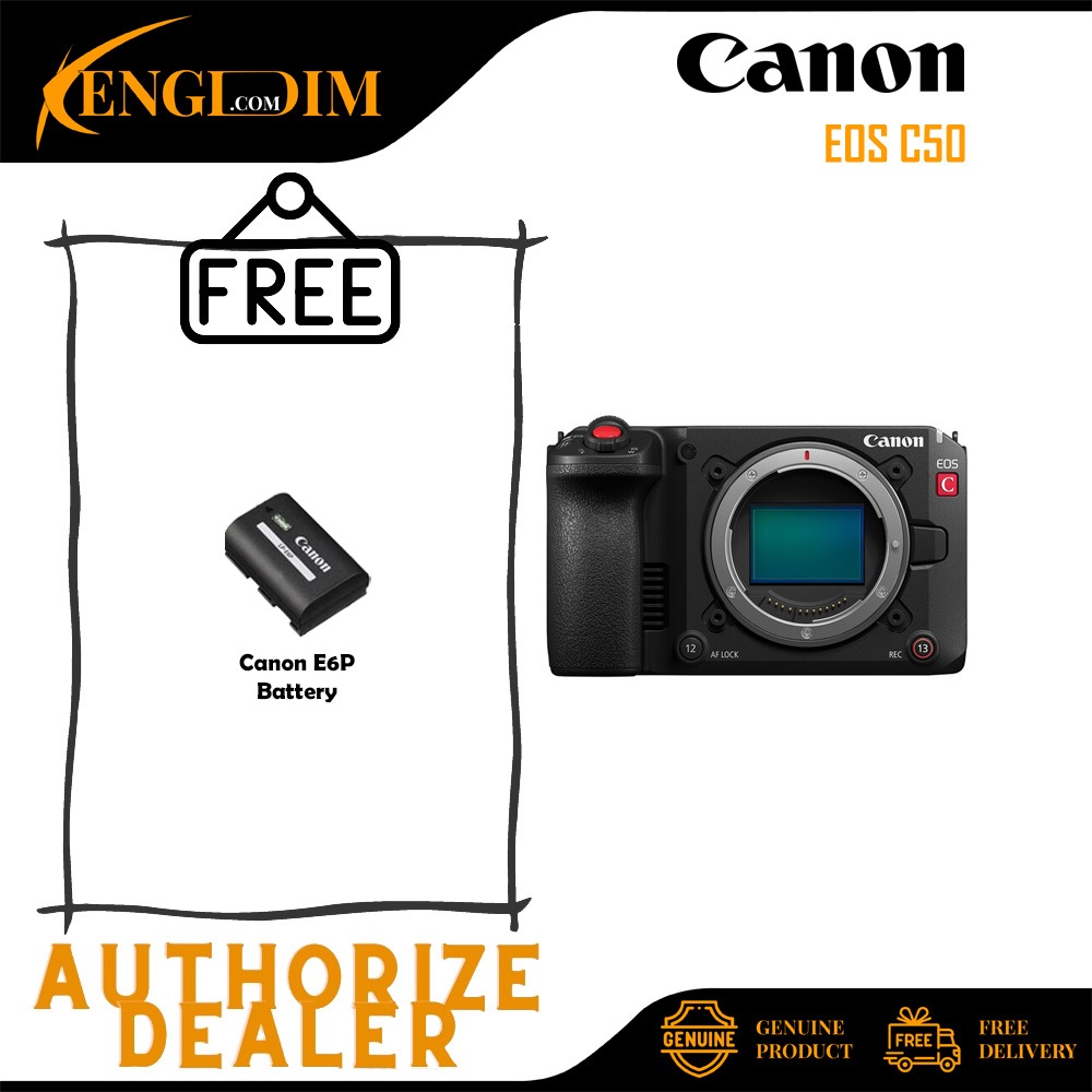 (PRE ORDER) Canon EOS C50 Full-Frame Cinema Camera | Shopee Malaysia