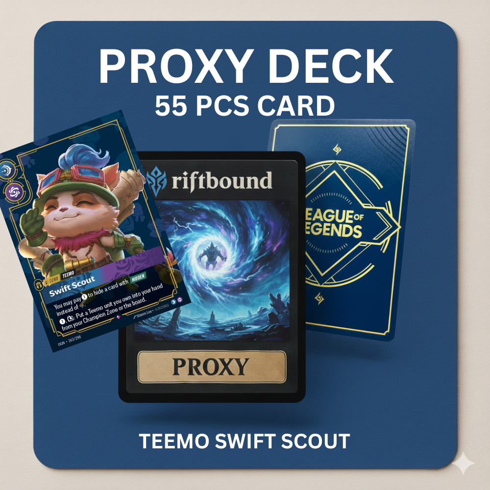 RIFTBOUND PROXY DECK – TEEMO SWIFT SCOUT | FULL DECK | READY TO PLAY ...