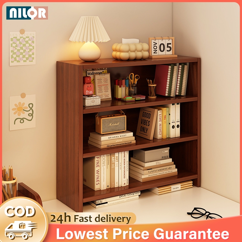 Rak Desktop 3/4Tier Vertical Storage Rack Girl Bedroom Table Display ...