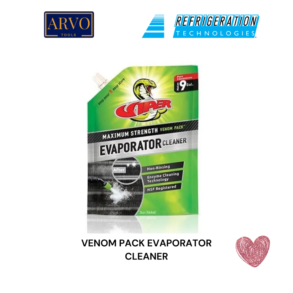 VENOM PACK EVAPORATOR CLEANER - FOR AIRCOND CHEMICAL CLEANING | Shopee ...