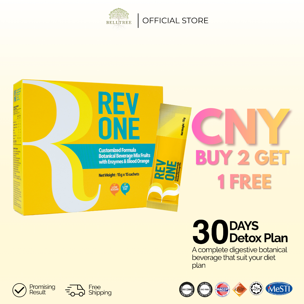 BUY 2 FREE 1 REV ONE Botanical Beverage For Diet Plan | Gut Health ...