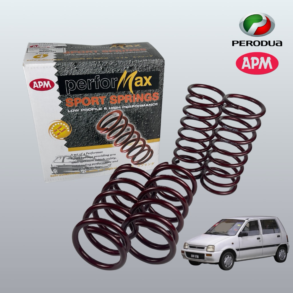 APM Performax Perodua Kancil 660/850 Sport Coil Spring set(4pcs ...