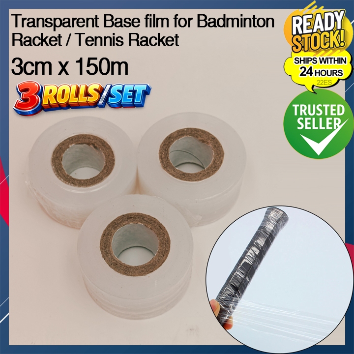Transparent Base film for Badminton Racket / Tennis Racket 3cm x 150m ...
