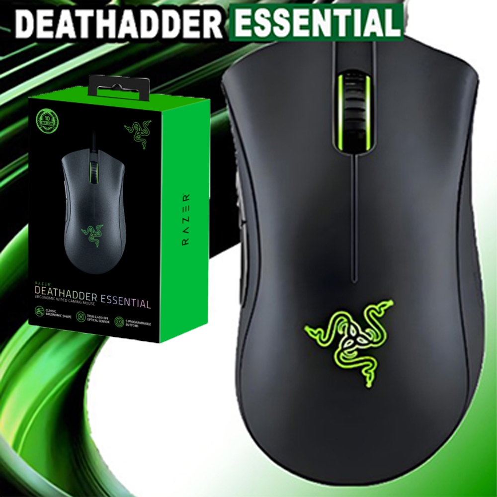 [Promo] Razer DeathAdder Essential Gaming Mouse | 6400 DPI Optical ...