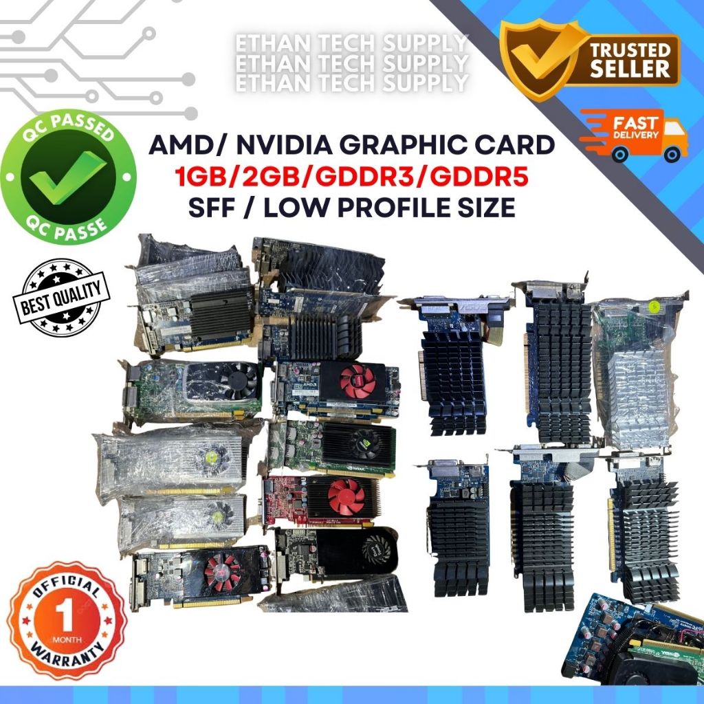 🇲🇾【CHEAPEST】SFF / Low Profile Graphic Card Used | NVIDIA Quadro / GT ...