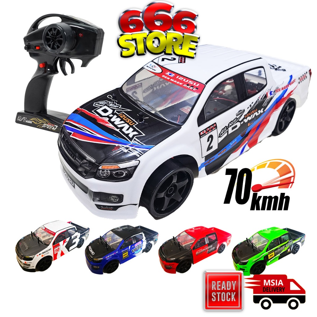 [Ready Stock] RC 1:10 Big Size D-Max Isuzu Drift 4WD high Speed Racing ...