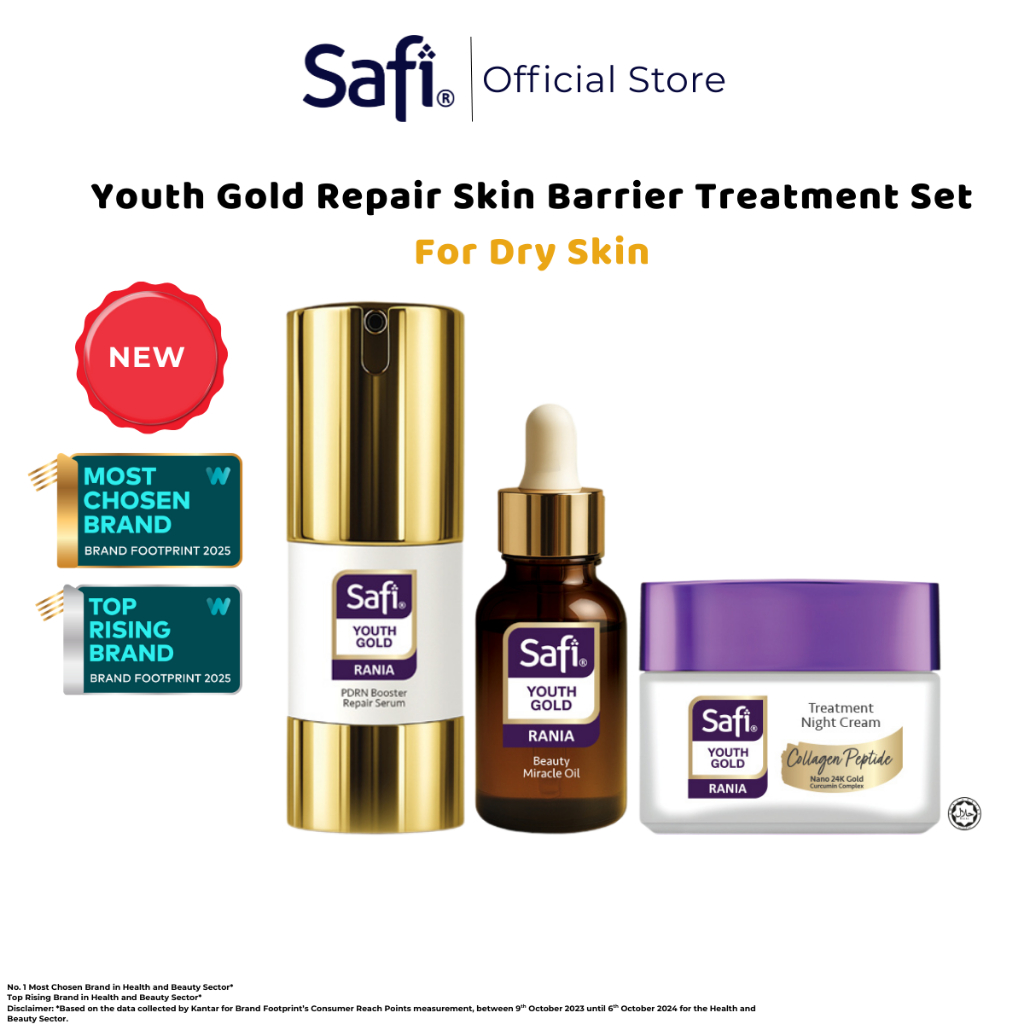 Safi Youth Gold Rania Repair Skin Barrier Treatment set | PDRN ...