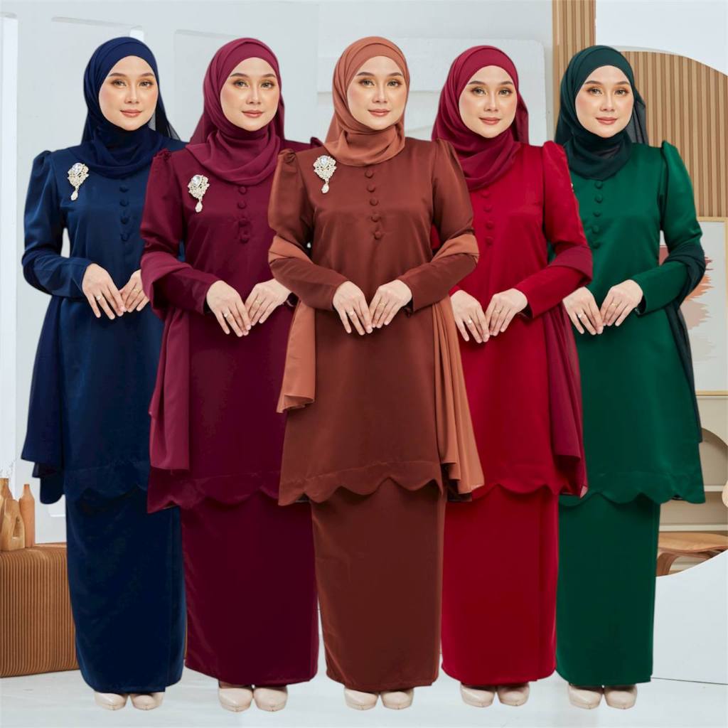 KURUNG QALEESTA Design Raya 2026 MATERIAL KAIN PERSKIN HIGH QUALITY ...