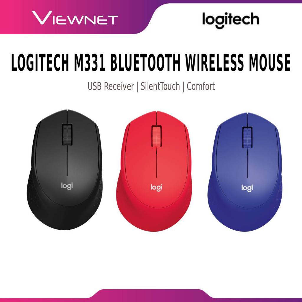 LOGITECH M331 SILENT PLUS WIRELESS OPTICAL COMPACT MOUSE 1000 DPI | 3 ...