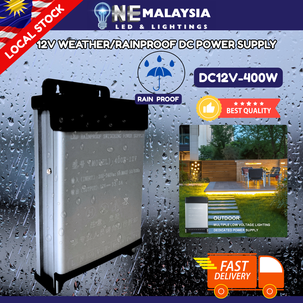 12V LED Rainproof Power Supply/Outdoor Power Supply for LED/AC To DC ...
