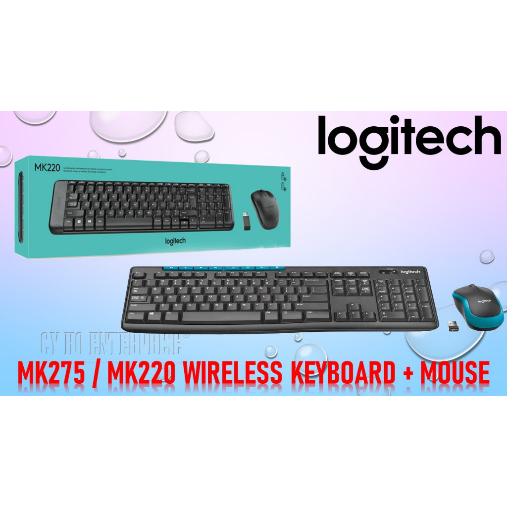 LOGITECH MK215 / MK275 WIRELESS KEYBOARD AND MOUSE COMBO | Shopee Malaysia