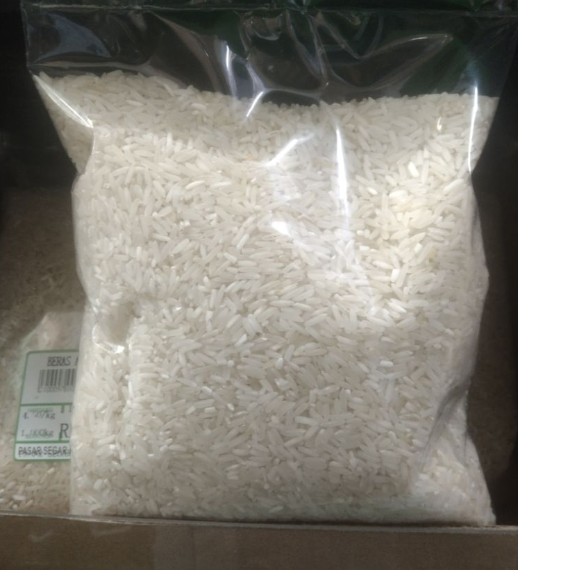 Beras Puthih Satu Kilo Berkualiti Tinggi/1KG Repacked High Quality Rice ...