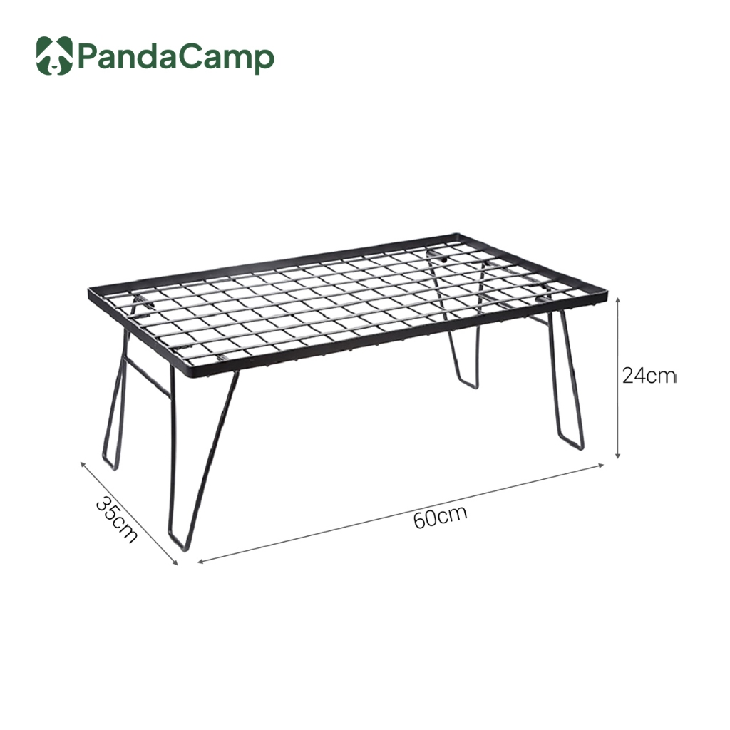 Table Pliante Mesh Camping Picnic - Portable, En Fer, Pour Extérieur, Neuve Sous Blister