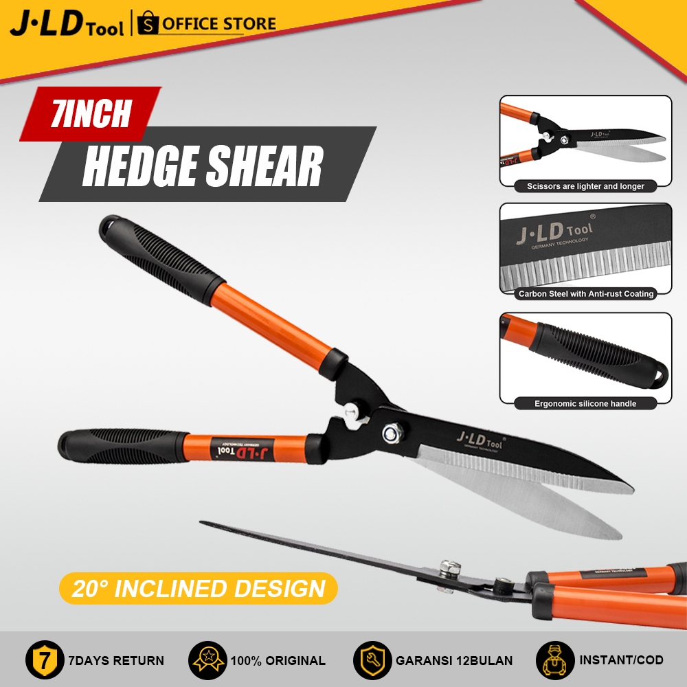JLD Hedge Shear Garden Shears Garden Trimming Scissors Grass Cutter ...