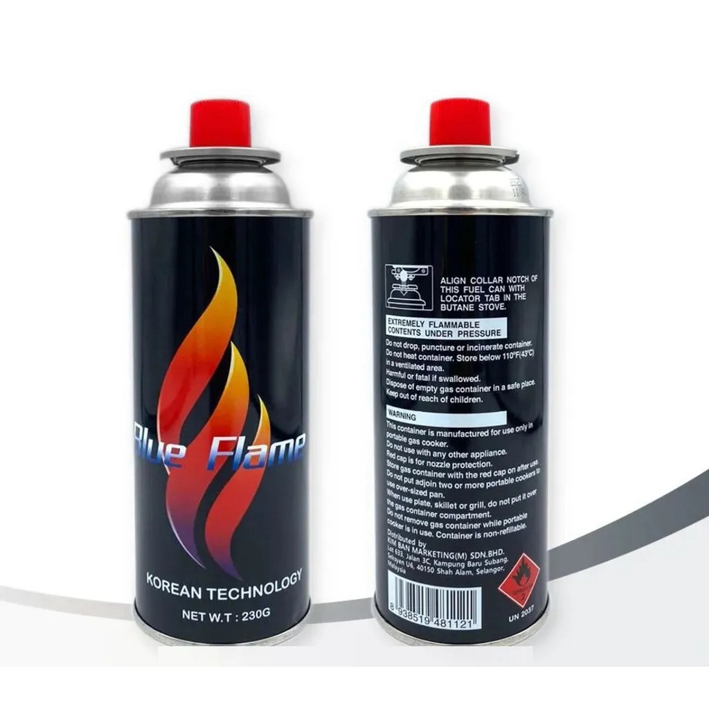 Butane Gas - (1 Tin) Portable Korea Refill Gas Can - Anti Explode ...