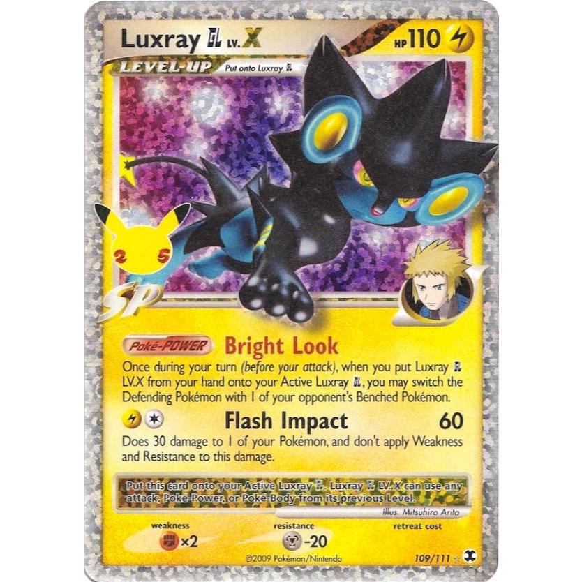 Luxray GL LV.X 109/111 Ultra Rare – Celebrations