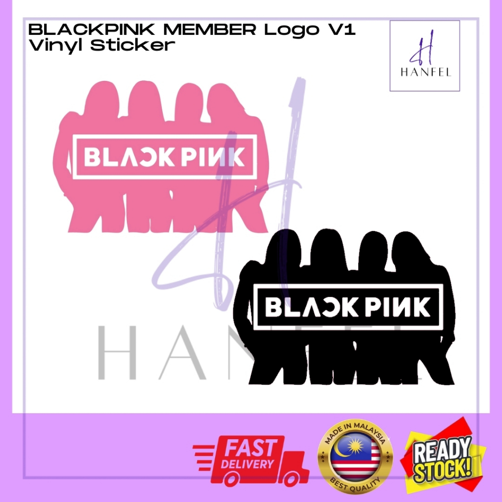 BLACKPINK Member Logo V1 Kpop Group vinyl Sticker / Decal sticker ( Die ...