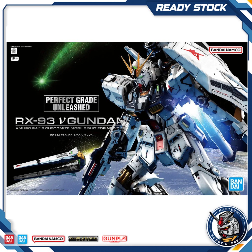 s*o様 PG UNLEASHED 1/60 ガンダム X-93 V.G. Ready Stock) BANDAI 1/60 PG Unleashed RX-93 v Gundam | Shopee Malaysia
