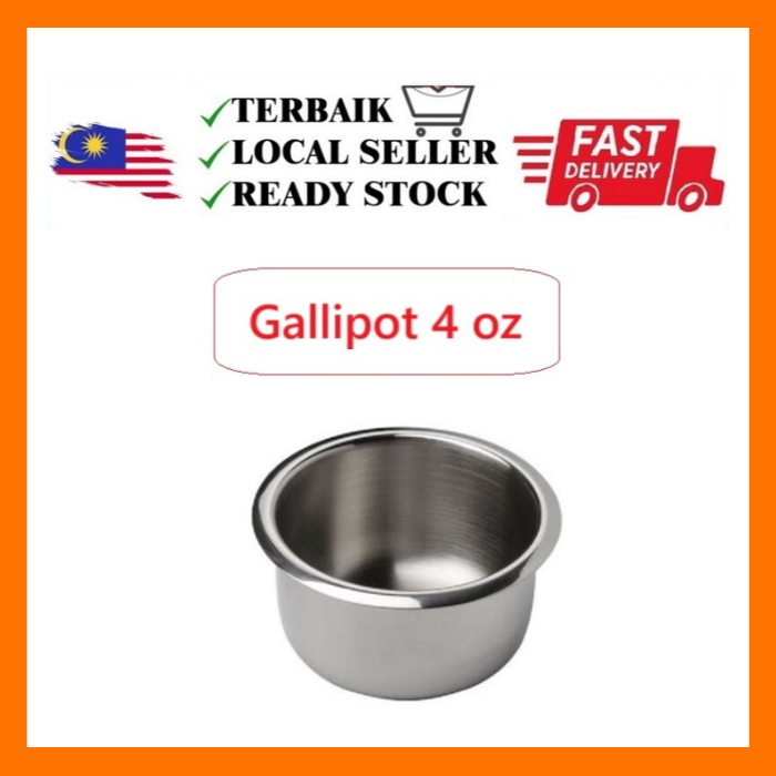 GALLIPOT 4 OZ STEEL Medical use product- PROMO PRICE | Shopee Malaysia