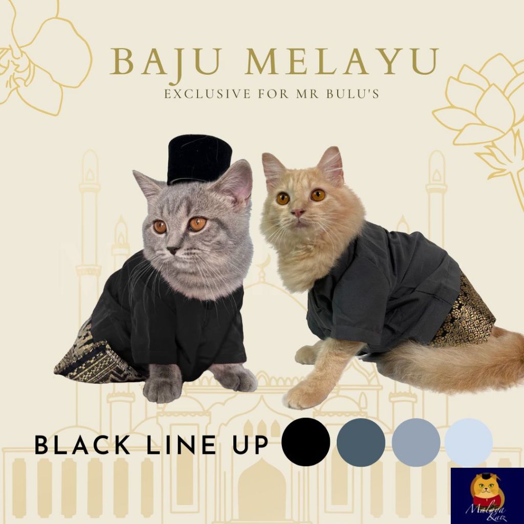 [Ready Stock Raya 2026] Baju Raya Baju Melayu Kucing Teluk Belanga ...
