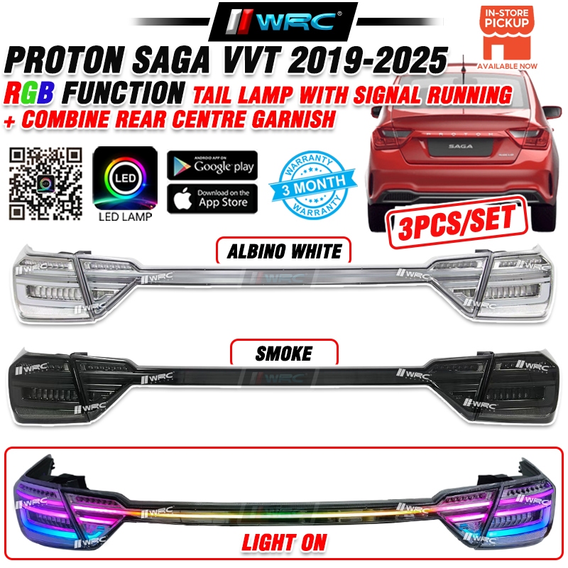 Proton Saga VVT 2019 - 2025 RGB Function Tail Lamp With Signal Running ...