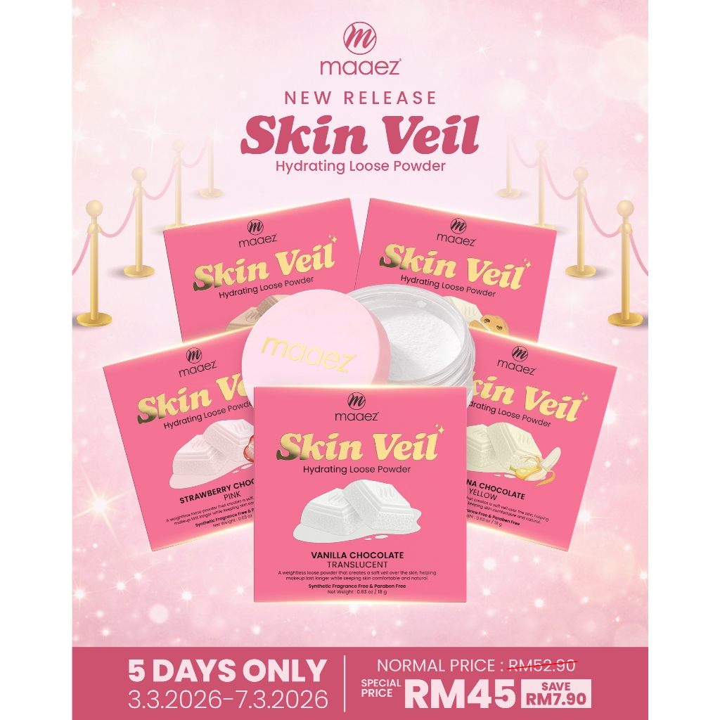Maaez - Skin Veil Hydrating Loose Powder | Shopee Malaysia