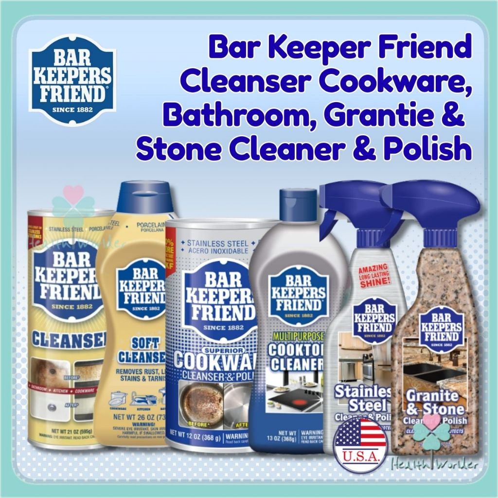 USA Version Bar Keepers Friend Powder Cleanser l Cookware Cleanser ...